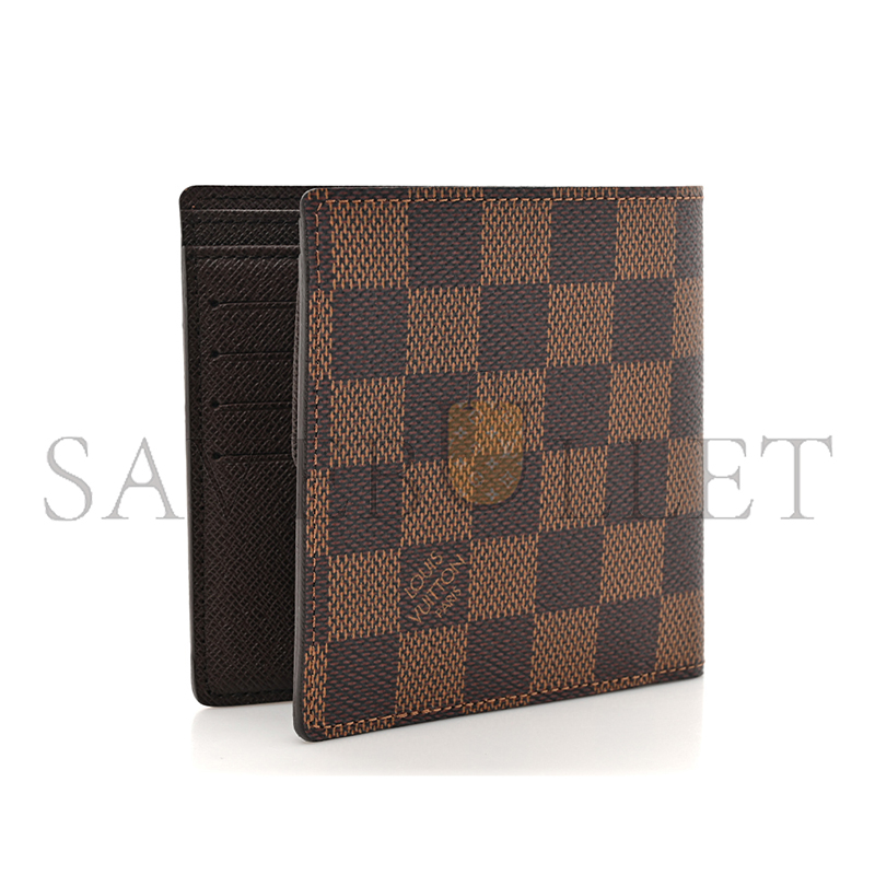 LOUIS VUITTON DAMIER EBENE MARCO WALLET M62288 (12*9*1cm)